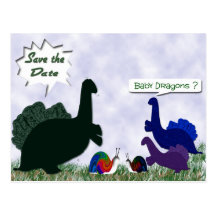 Dragões do bebê? cartão postal