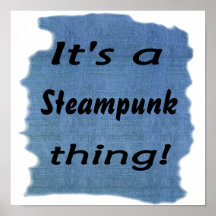 É uma coisa do steampunk! impressão