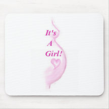 É uma menina! mousepad