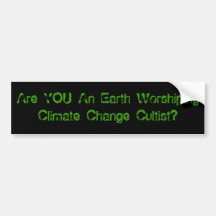 É VOCÊ um Cultist da mudança de WorshipingClimate  Adesivo