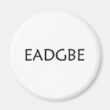 EADGBE (cordas da guitarra) Imãs