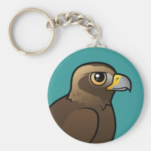 Eagle dourado chaveiro