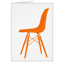 Eames moldou a cadeira lateral plástica cartão
