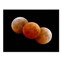 Eclipse lunar cartao postal