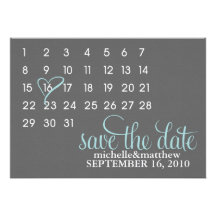 Economias do calendário os anúncios do casamento d convite personalizado