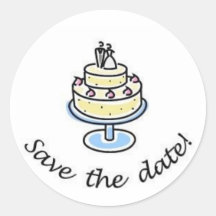 Economias Wedding a etiqueta da data Adesivos