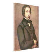 Edgar Degas - Auto-retrato Impressão De Canvas Esticadas