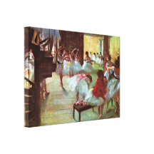 Edgar Degas - balé Impressão De Canvas Envolvida