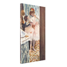 Edgar Degas - dançarino em sua caixa Impressão Em Canvas