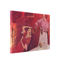 Edgar Degas - quando pentes do cabelo Impressão Em Tela Canvas