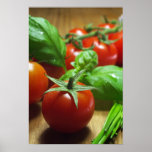 Educado tomates poster
