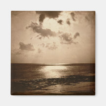 Efeito solar - oceano, 1857 (impressão do albume d imãs