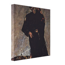 Egon Schiele - eremitas Impressão De Canvas Envolvidas