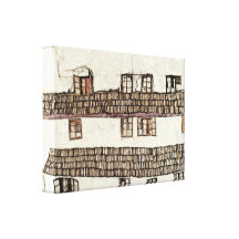 Egon Schiele - Windows Impressão Em Canvas