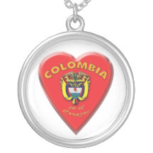 EL Corazón 1 do en de Colômbia Colares Personalizados
