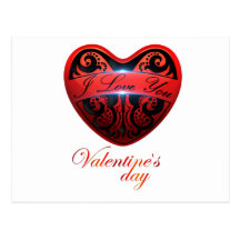 El día de San Valentín Postal