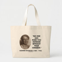 Eleanor Roosevelt ninguém pode fazê-lo inferior Bolsa Para Compras