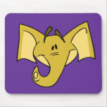 Elefante amarelo Mousepad