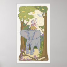 Elefante de Evelyn Impressão
