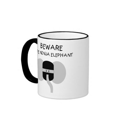 Elefante de Ninja! Caneca
