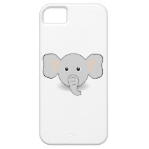 Elefante dos desenhos animados capas de iPhone 5 Case-Mate