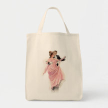 Elegância da noite bolsa de lona