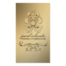 elegância Luxe do diamante 311-Gold Modelo Cartao De Visita