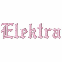 Elektra Moleton Bordado Com Capuz