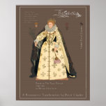 Elizabeth R de Inglaterra Impressão