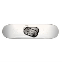 Em dog tags Loving da memória Skates Personalizados