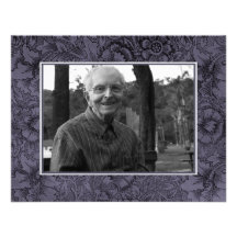 Em foto Loving da observação da morte de Memoriam  Convites Personalizado
