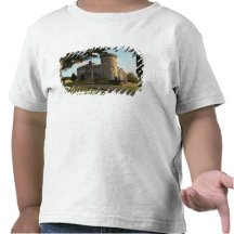 Em Ireland, a entrada lateral do castelo de Dromol T-shirt