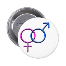 Emblema símbolos feminino/masculino pins