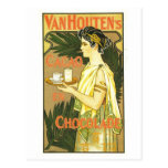 En Chocolade 1899 de Cacau de Van Houten Cartões Postais