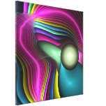 Energia positiva, wallart abstrato do Fractal Impressão Em Tela Canvas