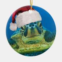 Enfeites de natal da tartaruga