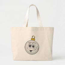 Enfeites de natal de prata Cartoon.png Bolsas Para Compras