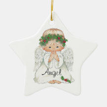 Enfeites de natal do anjo