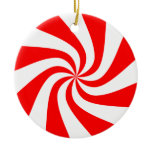 Enfeites de natal do redemoinho do Peppermint ornamentos