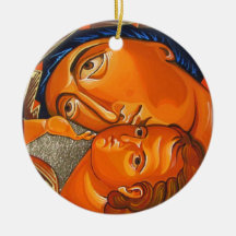 Enfeites de natal ortodoxos dos ícones