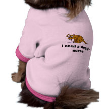 Enfermeira do cachorrinho camisa para caes