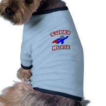 Enfermeira super camisas para cães