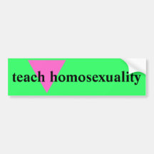 Ensine a homossexualidade adesivos