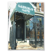 Entrada à porta de Gabriel no búfalo NY Foto Artes