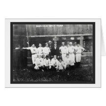 Equipa de beisebol 1910 de Honolulu Cartao