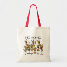 Equipe da rena bolsas de lona