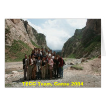 Equipe de TECC, Gansu 2004 postais