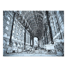 Esboço de Londres da galeria dos fenos Fotos