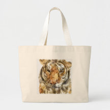 Esboço do retrato do tigre (2012) bolsa para compras
