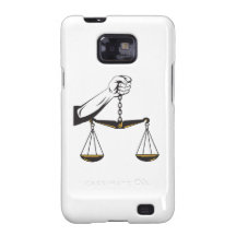 Escalas da terra arrendada da mão de justiça capa para galaxy s2